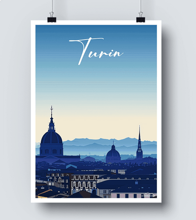 Affiche Turin - Italie