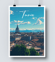 Affiche Turin - Italie