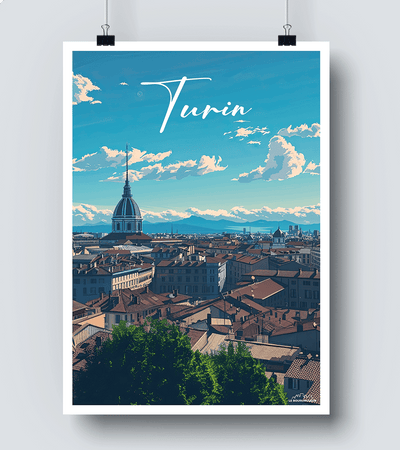 Affiche Turin - Italie