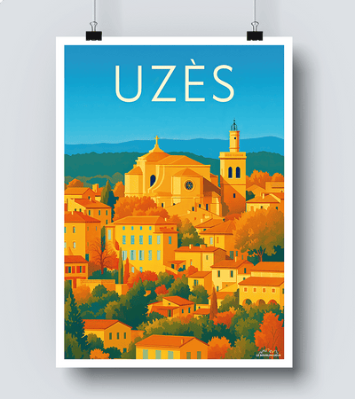 Affiche Uzès