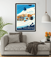 poster Vintage Val Thorens