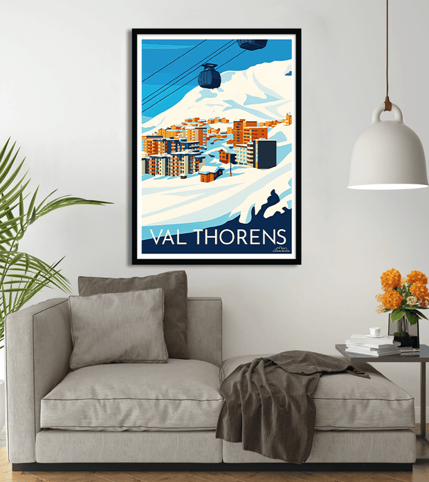 poster Vintage Val Thorens