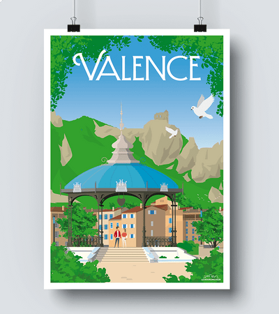 affiche Valence Kiosque