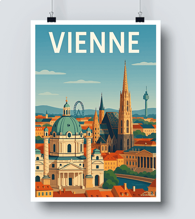 Affiche Vienne - Autriche