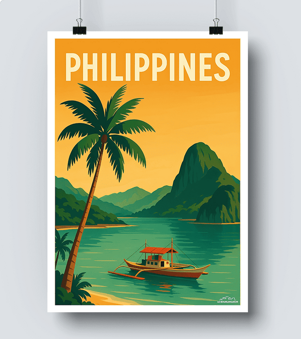 Affiche Vintage Les Philippines