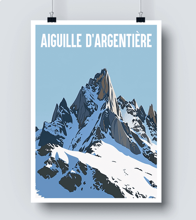 Affiche Aiguille D'Argentière