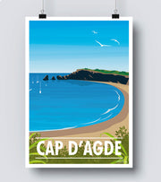 Affiche cap agde
