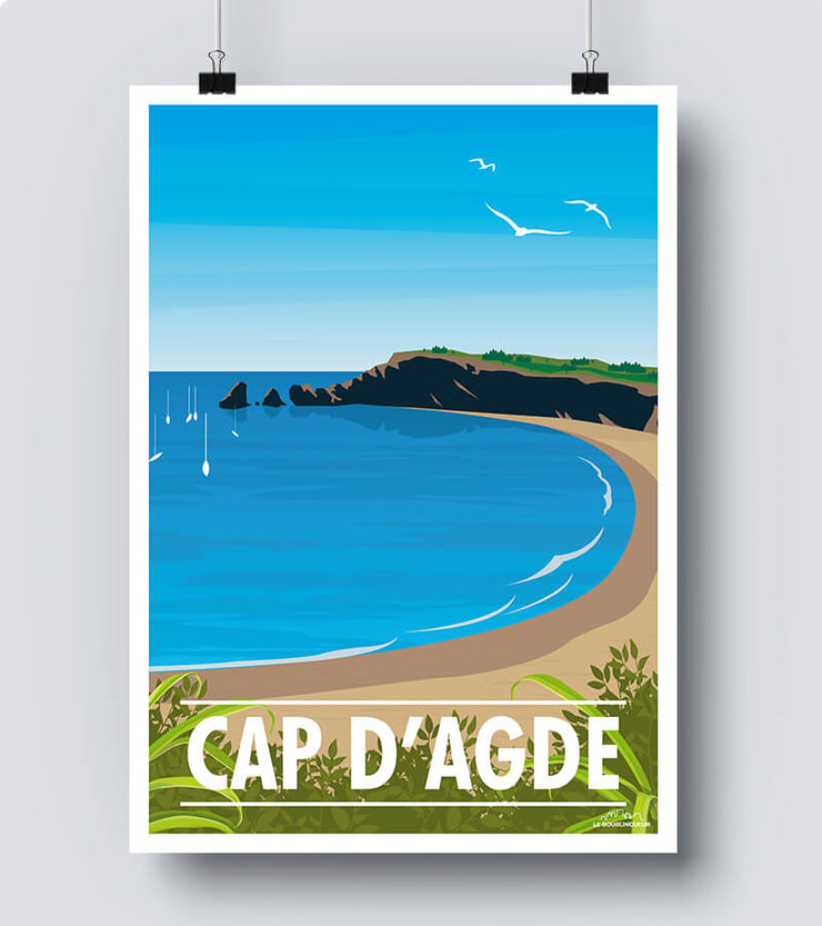 Affiche cap agde