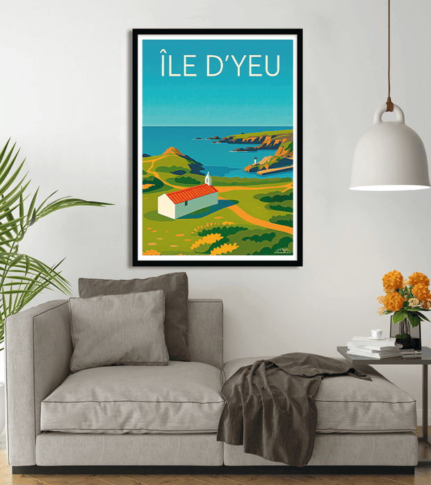 poster Plage Île d Yeu
