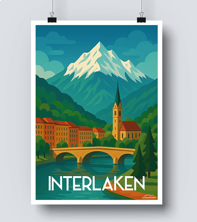 Affiche Interlaken