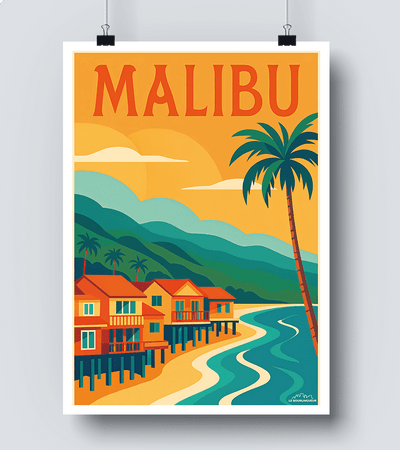 Affiche Malibu