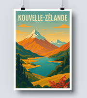 Affiche Nouvelle Zélande
