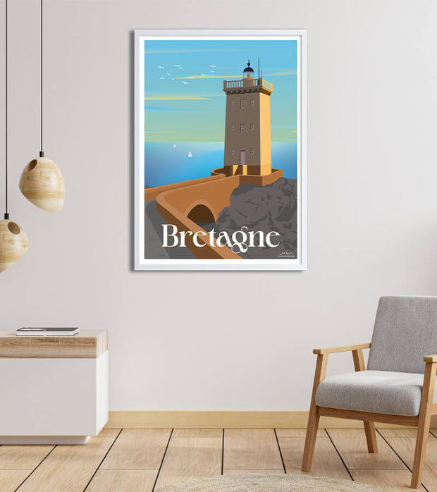 Phare breton affiche 