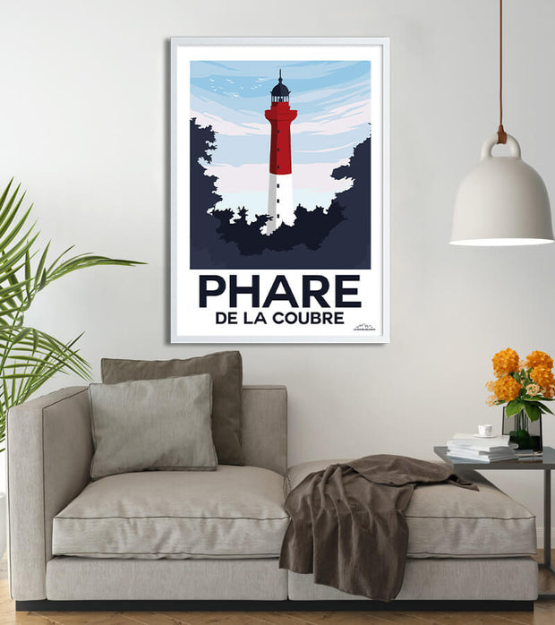 Affiche Phare De La Coubre La Tremblade Le Bourlingueur affiche-phare-de-la-coubre-la-tremblade-le-bourlingueur