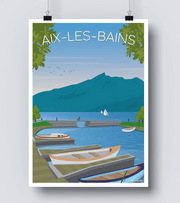 affiche aix les bains 