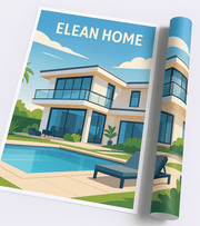 Affiche Personnalisée "Maison"