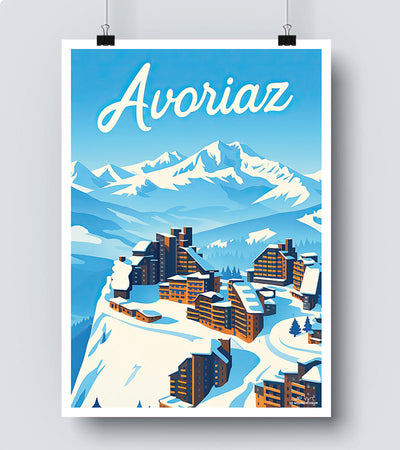 Affiche Station d Avoriaz