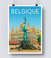 Affiche vintage Belgique