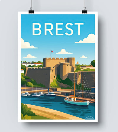 Affiche Château de Brest