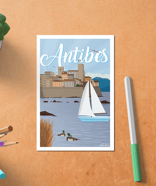 Carte Postale Antibes
