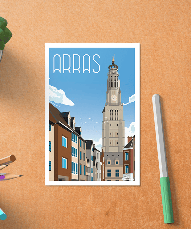 Carte Postale Arras