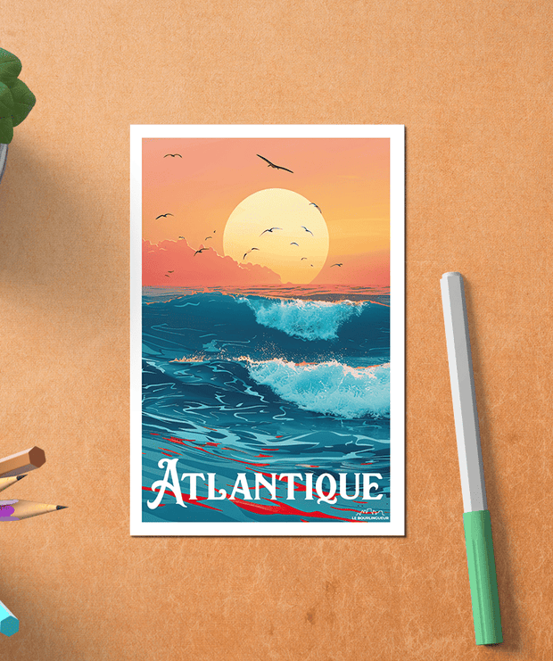 Carte Postale Atlantique