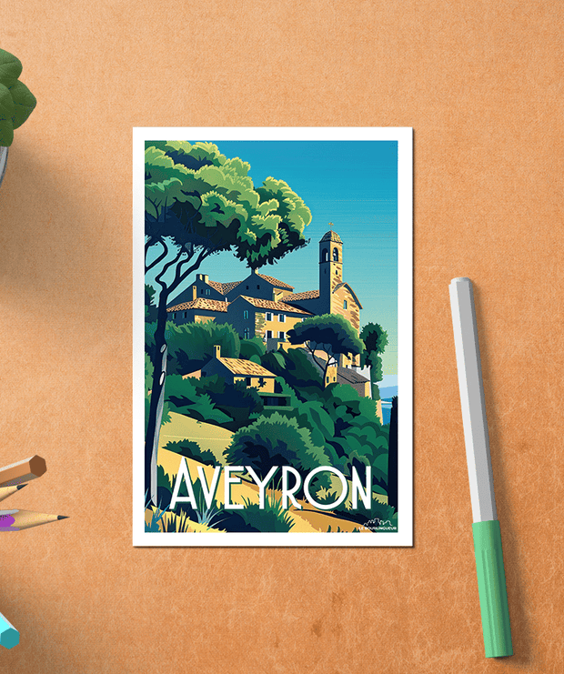 Carte Postale Aveyron