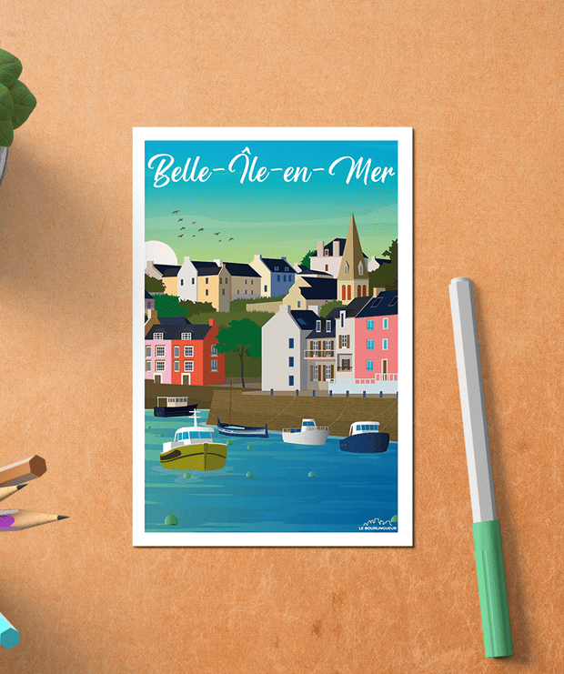 Carte Postale Belle Ile en Mer