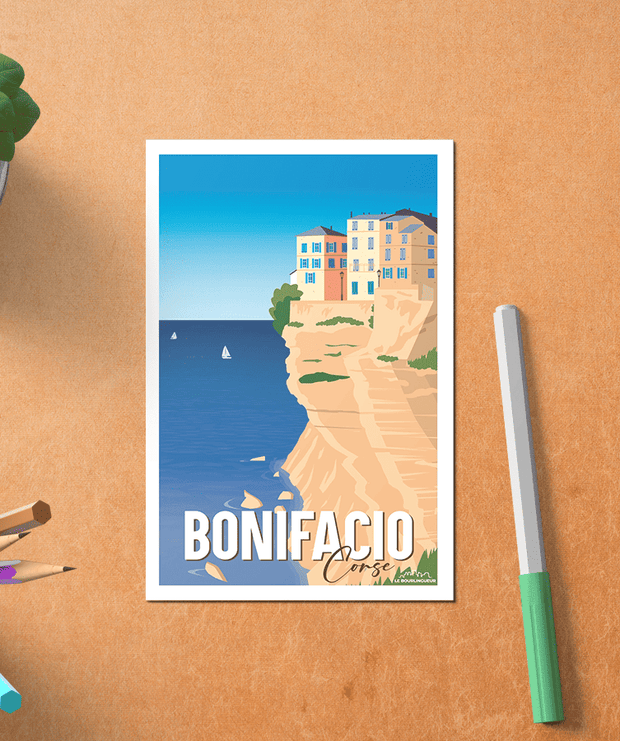 Carte Postale Bonifacio ensoleillé