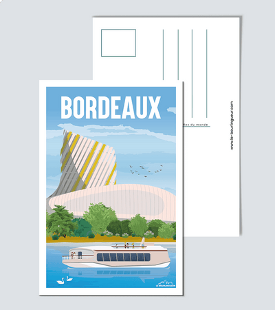 Carte Postale Ville de Bordeaux