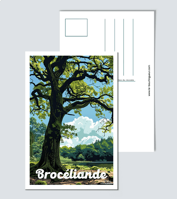 Carte Postale Brocéliande 