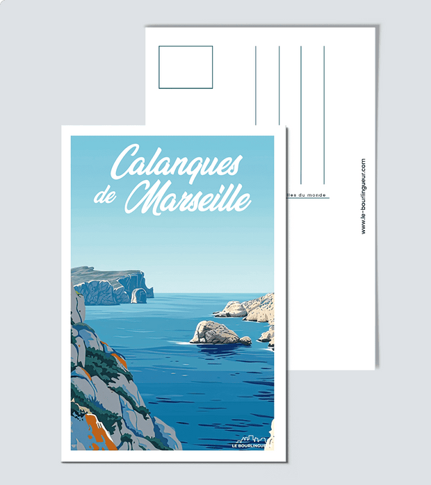 Carte Postale Calanques de Marseille