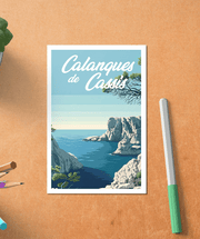 Carte Postale Calanques de Cassis