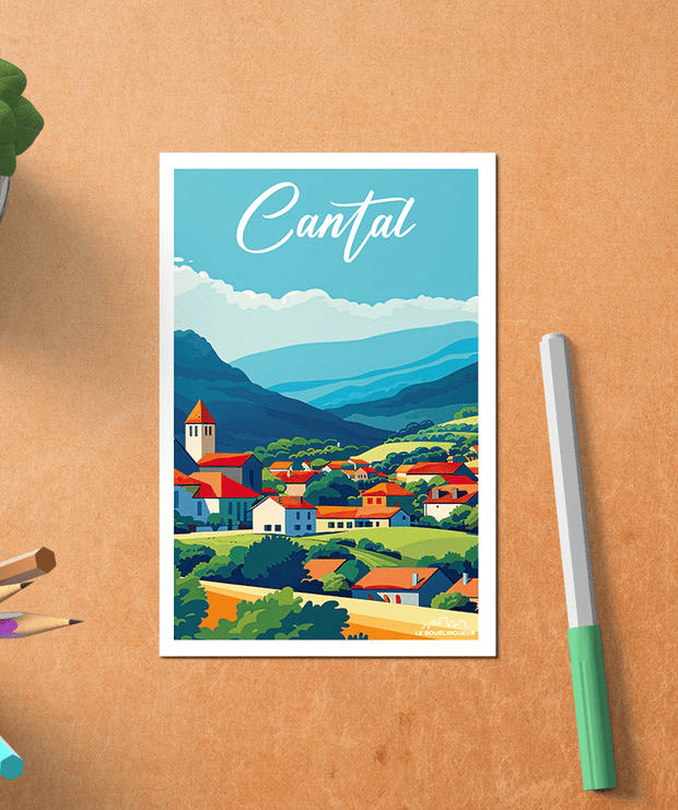 Carte Postale Cantal