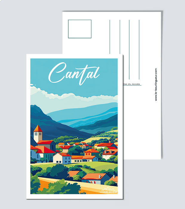 Carte Postale Cantal