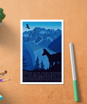 Carte Postale Vintage Chamonix 