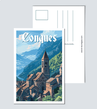 Carte Postale Conques