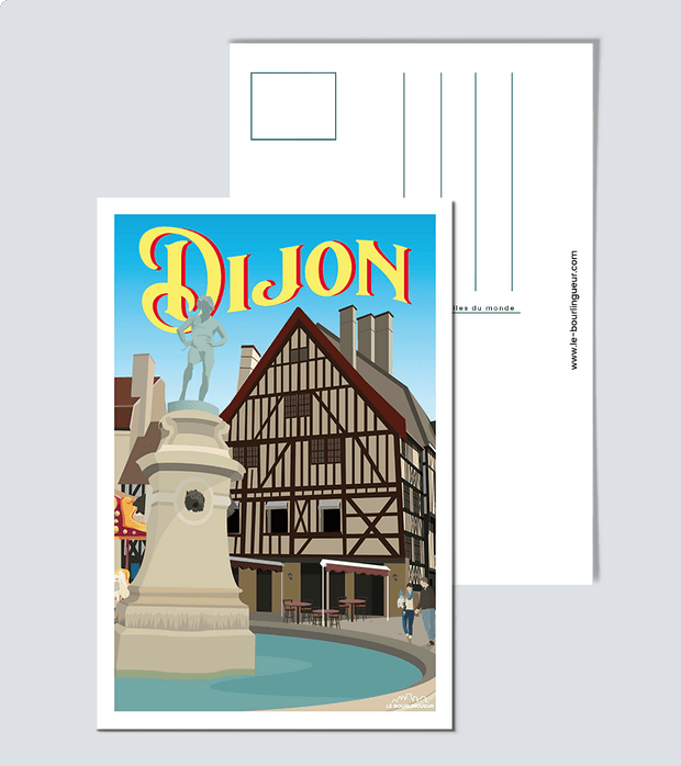 Carte Postale vintage Dijon