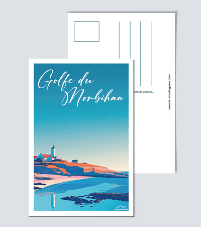 Carte Postale vintage Golfe du Morbihan