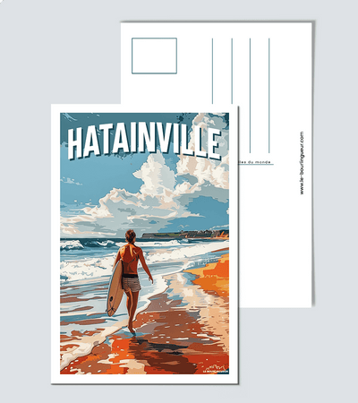 Carte Postale Surf Hatainville