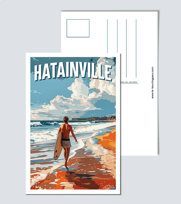 Carte Postale Surf Hatainville