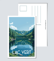 Carte postale Lac Vert