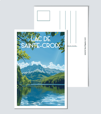 Carte postale Lac de Sainte Croix