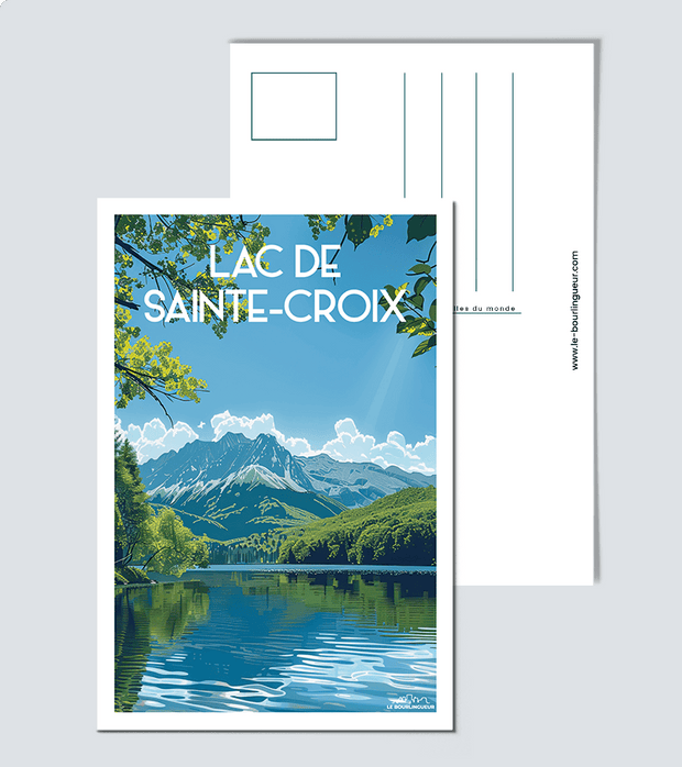 Carte postale Lac de Sainte Croix