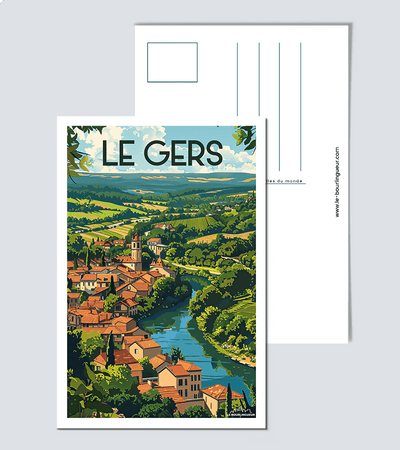 Carte postale Le Gers