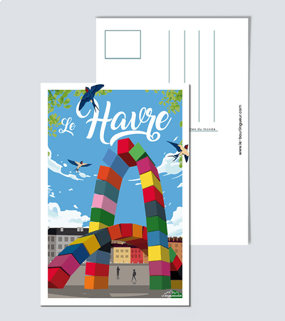 Carte postale Centre ville Le Havre