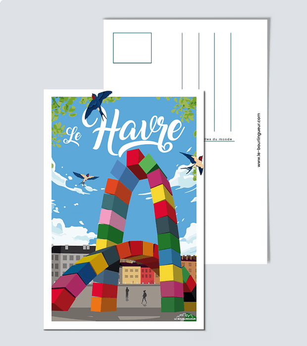 Carte postale Centre ville Le Havre
