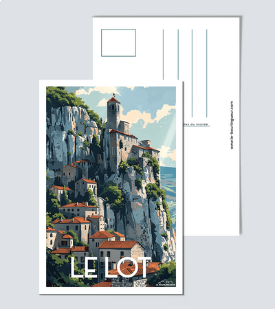 Carte postale Le Lot