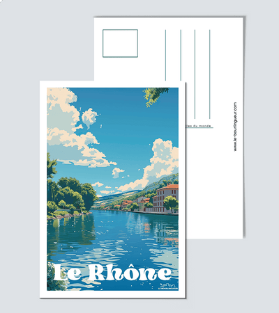 Carte postale Le Rhône
