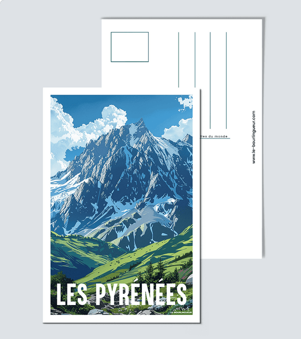 Carte postale Les Pyrénées